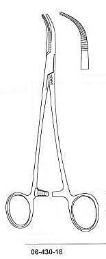 Overholt Forcep, S-Shaped